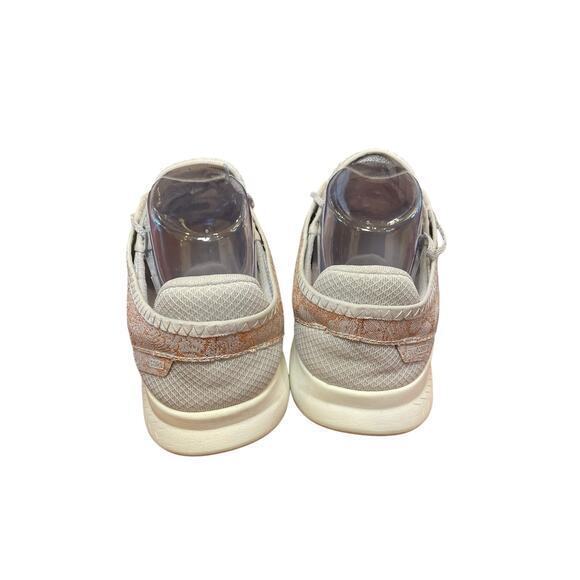 New Balance FuelCore Coast V3 Running Shoe Rose Gold Floral Metallic & Grey 10 - Picture 9 of 15